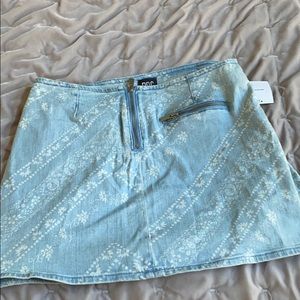 BDG Light Blue Mini Skirt